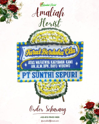 Papan Bunga Duka di Kersamenak