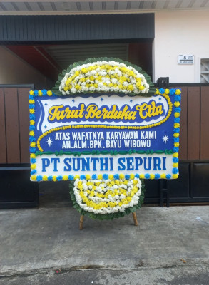 Papan Bunga Duka di Kersamenak